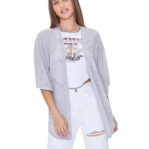 Forever 21 Open-Front Cardigan Sweater